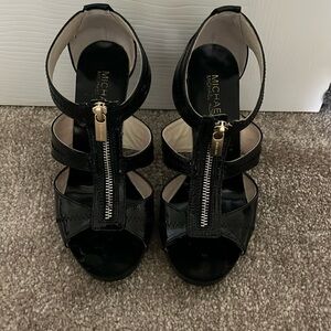 Michael Kors Black heels— like new!